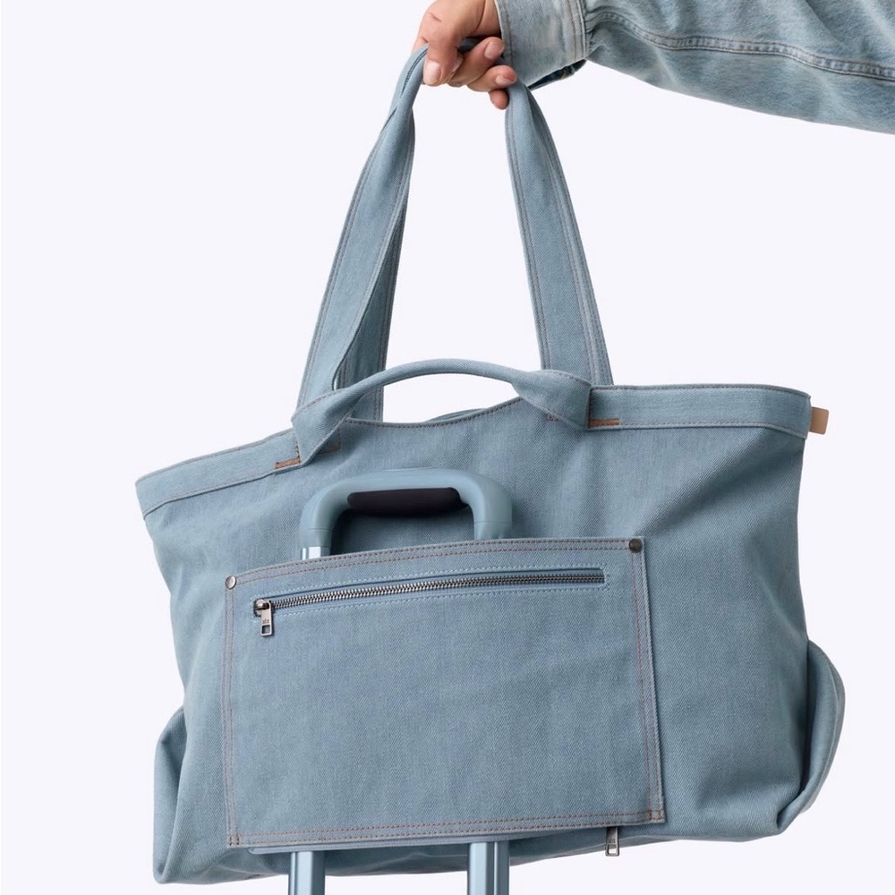 BEIS Gap Denim Blue Tote Bag - Picture 5 of 8